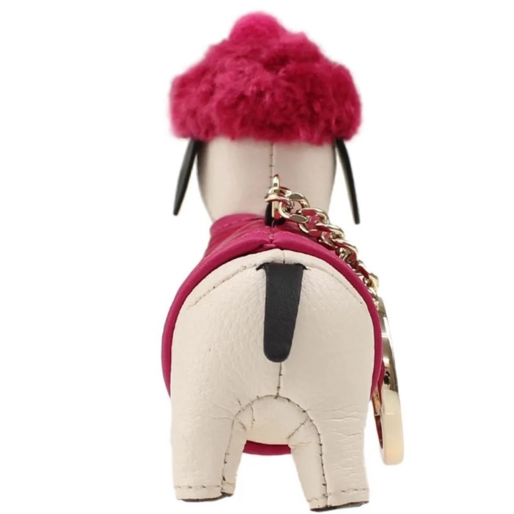 Kate Spade New York Key Chain Fesitve Dog Claude Dachshund Bag Charm Fob NWT - Picture 7 of 11
